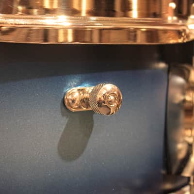 Slingerland Radio King LTD 5x14" Snare Drum Blue/Silver Lacquer Burst - New! image 7