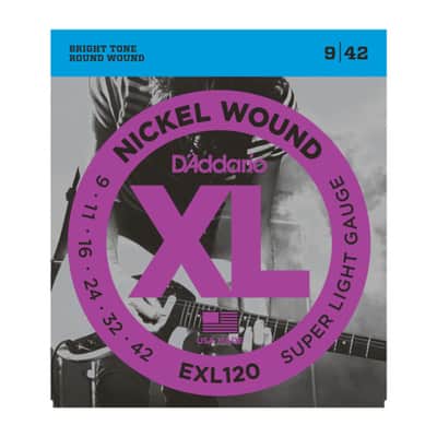 D'Addario E-Guit.Strings EXL120 09-42 Nickel Wound - Electric Guitar Strings image 1