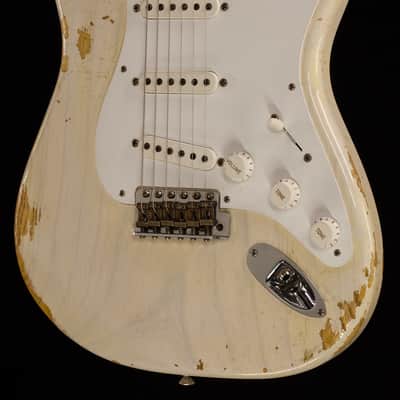 Fender Custom Shop 1954 Heavy Relic Stratocaster® White Blonde Limited (455) image 1