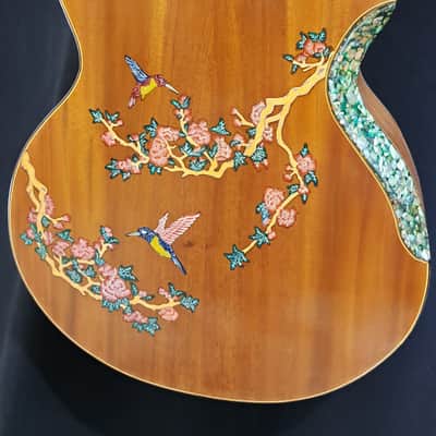 Blueberry NEW IN STOCK Handmade Acoustic Guitar Grand  Concert image 8