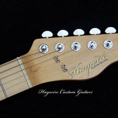 XX-Large 2" Wide (51mm) Maple Neck Light 6.4 lb. Vintage Butterscotch Swamp Ash Blonde Telecaster Guitar+ Grover 406C Locking Tuners + Matched Tele and Humbucker Pickups + Treble-Bleed Circuit+Leveled+Crowned and Polished Frets! image 3