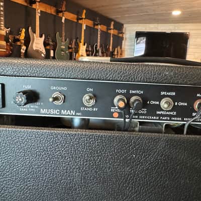 Music Man 212 Sixty-Five 2-Channel 65-Watt 2x12" Guitar Combo 1974 - 1979 - Black image 11