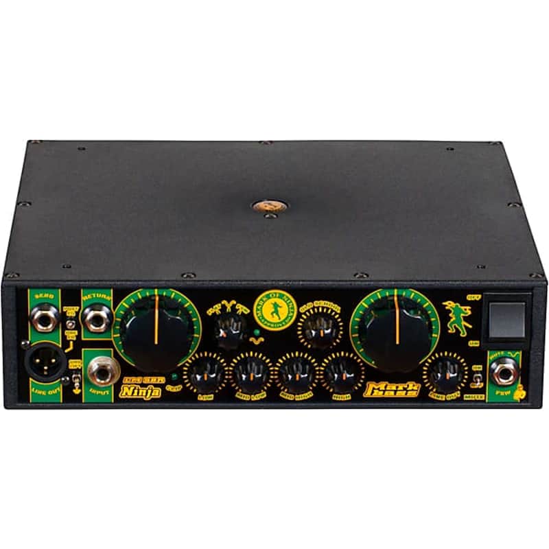Markbass  Little Mark Ninja 58R 1000W Bass Amplifier Head 2025 - Black & Yellow image 1