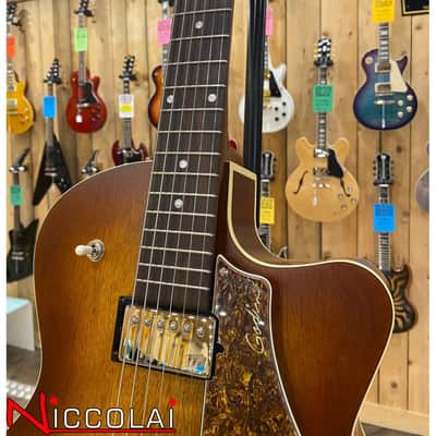 GODIN 5th Avenue Cutaway KingPin II HB Cognac Burst image 7