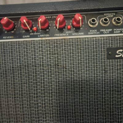 Fender Studio 85 65-Watt 1x12" Solid State Guitar Combo 1988 - 1989 - Black image 3
