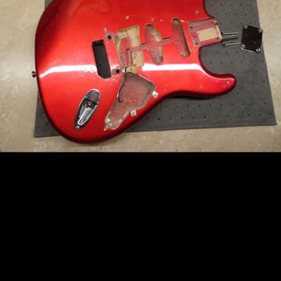 Fender Stratocaster 1988 -MIJ Japan-Floyd Rose ready- Candy Apple Red Metallic image 4