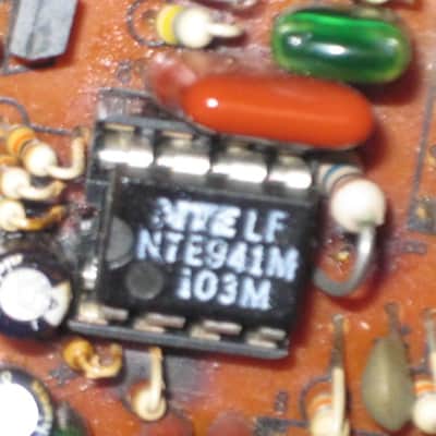 FOR PARTS/FOR REPAIR Ibanez Maxon CS9 from 1982 CIRCUIT BOARD with Mounted Parts, Width Potentiometer +Wires, 2 Other Wires, Power Jack (NO: Switch, OUT Jacks, IN Jack, LED, Other Wires, Battery Clip, External Parts) what's pictured is what's for sale image 9