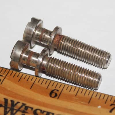 Vintage 1950's Gibson Nickel Tailpiece Long Studs 1 and 1/2" 1957 1958 1959 1960 1961 ES Les Paul image 3