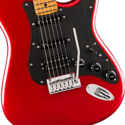 Fender American Ultra II Stratocaster HSS Maple FB Sinister Red with Case image 3