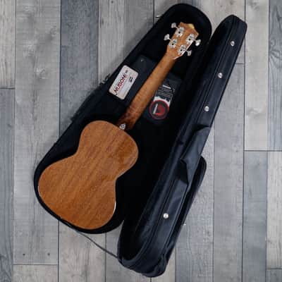 Lanikai MAS-T All Solid Mahogany 'Tenor' Ukulele, Incl Case image 10