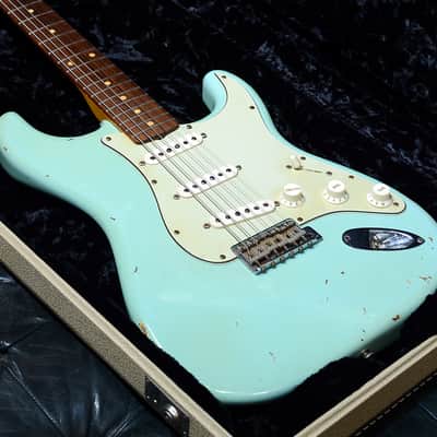 Fender Custom Shop 1960 Stratocaster Relic Sonic Blue 2001' image 1