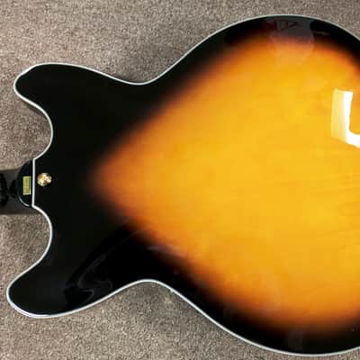 Washburn HB35 Semi-Hollowbody Electric Guitar, Maple Top, Back, Sides, Neck, Case, Blues/Jazz image 11