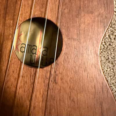 Vintage 1950s–Early 1960s Kamaka Gold Label Solid Hawaiian Koa Soprano Ukulele – All Original, Original Finish, Rich Patina, Family Hawaii Provenance image 8