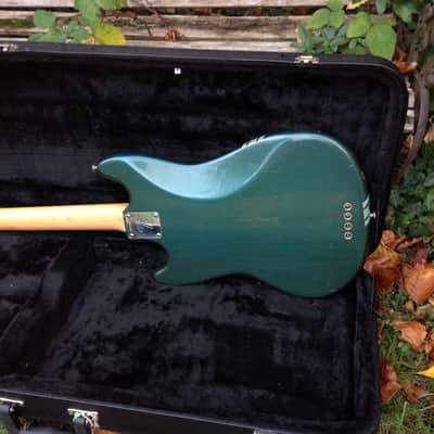 1969 Fender Mustang Bass Competition Blue With Matching Headstock image 4