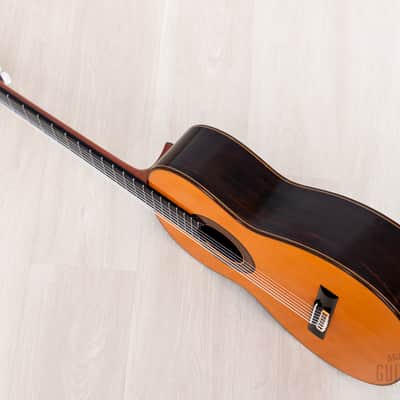1974 Toshihiko Nakade Model 1500S Vintage Classical Guitar, Spruce + Brazilian Rosewood w/ Case image 14