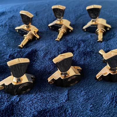 NOS-Schaller Original G-Series Gibson Big Jazz Keystone 24k  Gold Plated-Gibson L-5, Super 400, Byrdland others… image 7