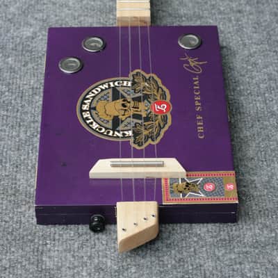 Guy Fieri/Espinosa Knuckle Sandwich Acoustic Cigar Box Ukulele by D-Art Homemade Guitar Co. image 2