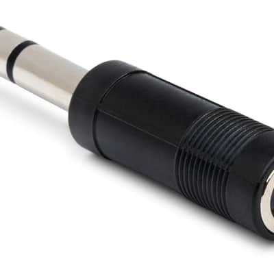 Hosa GPP-419 1/4" TS Female to 1/4" TRS Male Adapter image 1