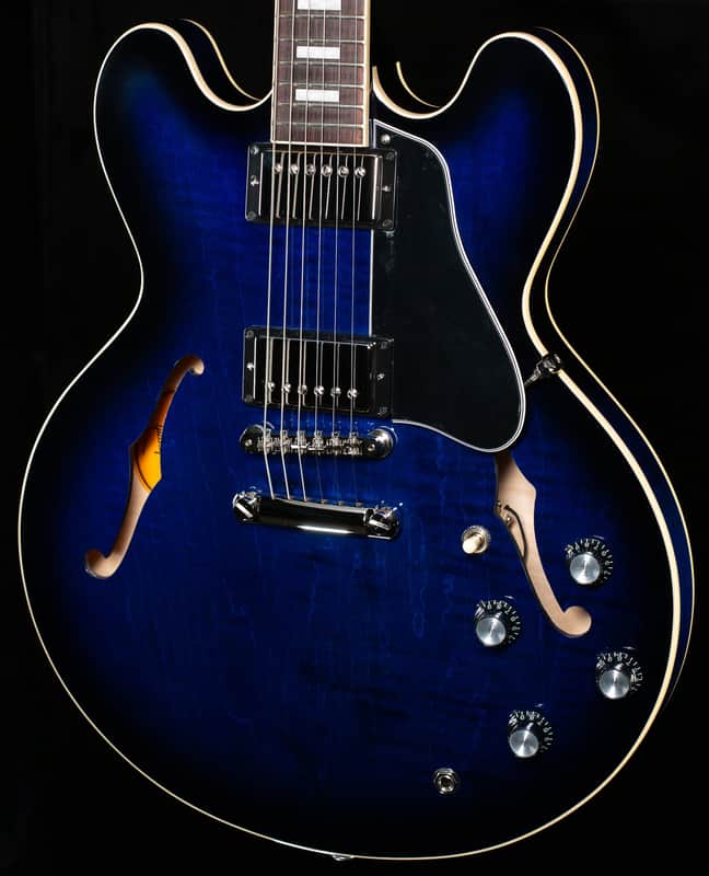 Gibson ES-335 Figured Deep Ocean Burst (107) image 1