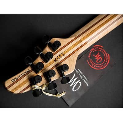 Mayones Regius 6MM CW Djentlemen Misha Mansoor Signature Series Electric Guitar Transparent Natural image 9