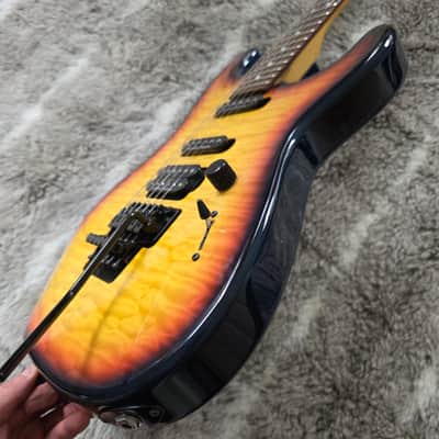 Charvel Pro Mod Wild Card #5 Limited Run San Dimas Japan MIJ MJ Molten Crust Burst w/case image 9