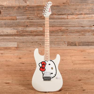 Squier Hello Kitty Stratocaster White 2025 image 4