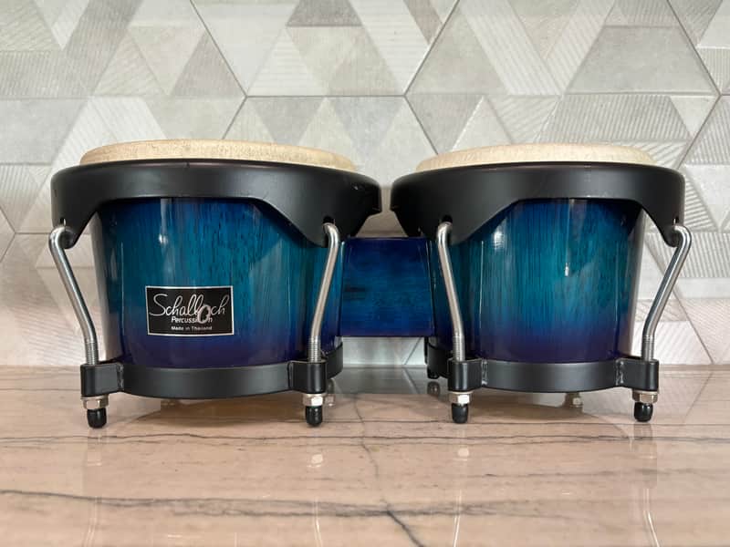 Schalloch Percussion Bongos - Dark blue fade imagen 1