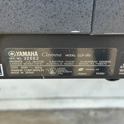 Yamaha CLP-350 Clavinova Piano image 15