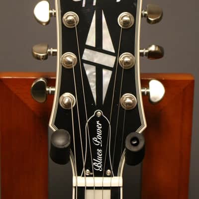 Epiphone Jared James Nichols "Blues Power" Les Paul Custom Electric Guitar Aged Pelham Blue w/Case image 3