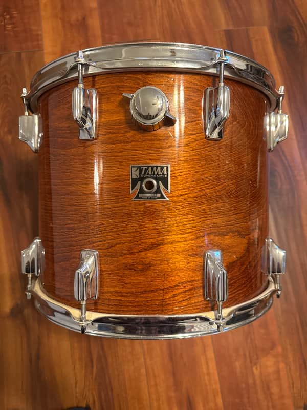 Tama Superstar 80s - Super Mahogany 12x15 Rack Tom w/ Muffler image 1
