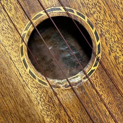 Kamaka Style 3 Pineapple Ukulele 1930s - Natural Mahogany image 8