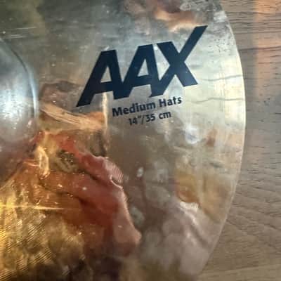Sabian 14" AAX Medium Hi-Hat Cymbals (Pair) 2019 - Present - Brilliant image 4