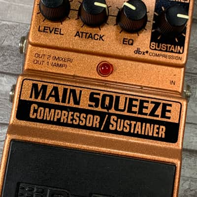 DigiTech Main Squeeze Compressor 2000s - Orange image 1