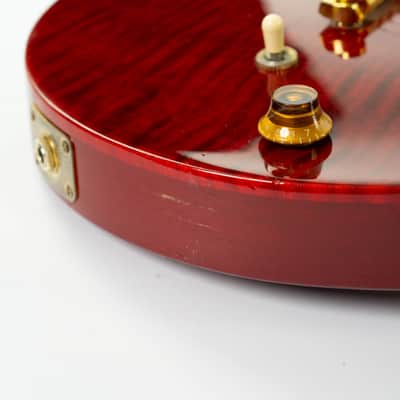Gibson Les Paul Standard Double Cutaway Plus 2001 Trans Red image 11