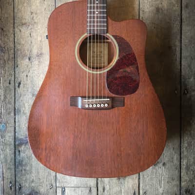 2006 Martin DC15E  Electro Acoustic Dark Natural & Hardshell case image 1