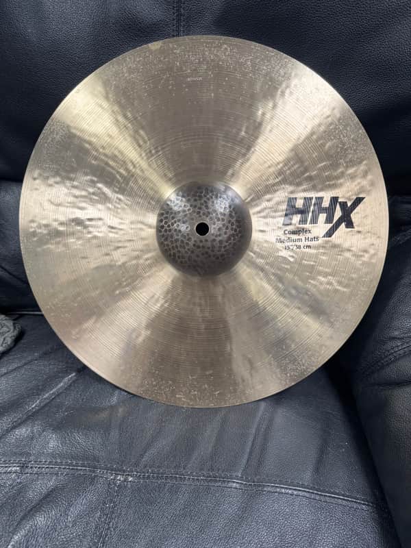 Sabian 15" HHX Complex Medium Hi-Hat Cymbals (Pair) 2019 - Present - Natural image 1