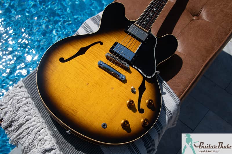 1994 Gibson ES-335 Dot Figured - Vintage Sunburst - Pro Set Up w Perfect Frets/Action/Intonation!