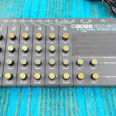 Boss BX-600 6 Channel Stereo Mixer - 80's Analog - K059 image 4
