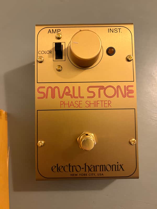 Limited Edition Electro-Harmonix Golden Small Stone Phase Shifter image 1