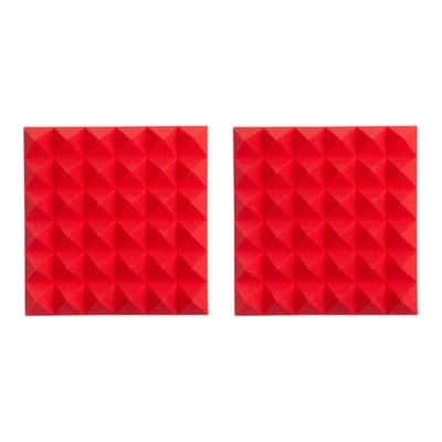 Gator GFW-ACPNL1212P-2PK Pyramid Acoustic Panels (2-Pack)