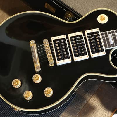 Minty! 2023 Gibson Custom Shop Peter Frampton "Phenix" Inspired Les Paul Custom 3 PUP Electric Guitar Black Ebony + COA OHSC image 2