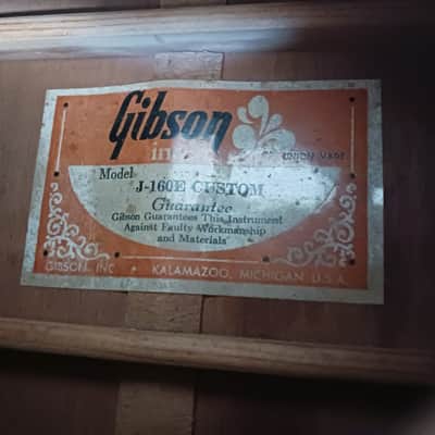 Gibson J-160E 1970 - 1979 - Sunburst image 4