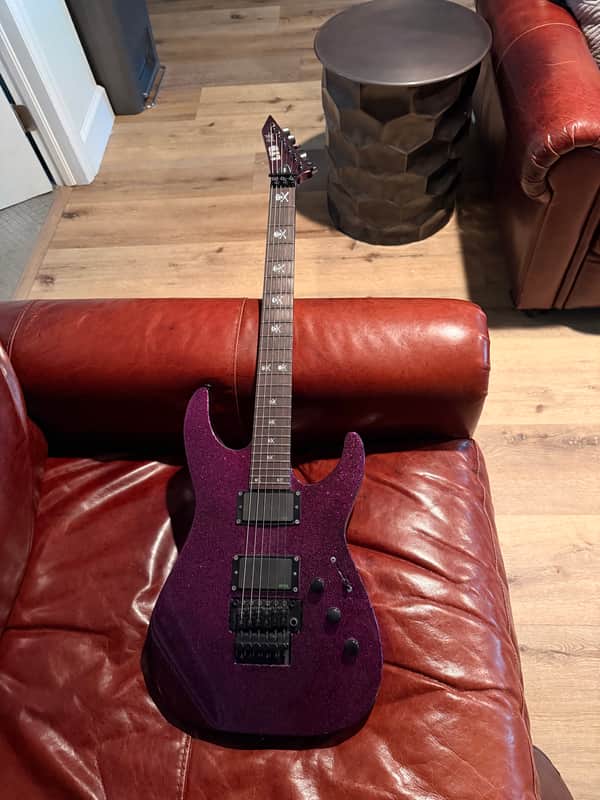 ESP LTD KH-602 Kirk Hammett Signature 2018 - Present - Purple Sparkle image 1