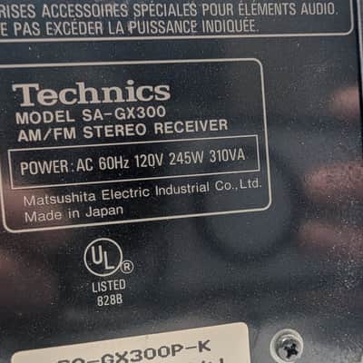 Technics SA-GX300 Receiver HiFi Stereo Vintage Home Audio AM FM Tuner image 4