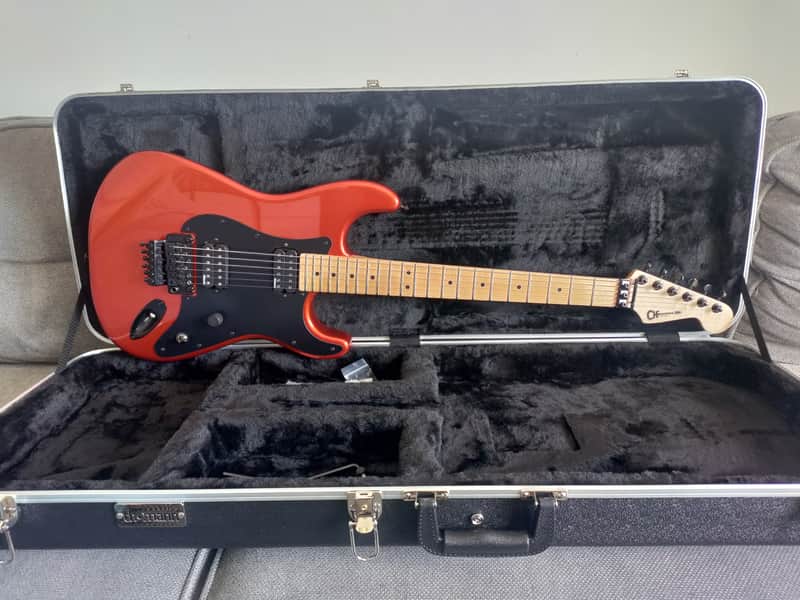 2008 Charvel So Cal USA Candy Tangerine w/HSC image 1