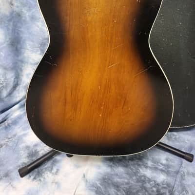 Vintage 1969 Fender by Harmony F1000 Stella Pro Setup New Strings Original Soft Shell Case image 10