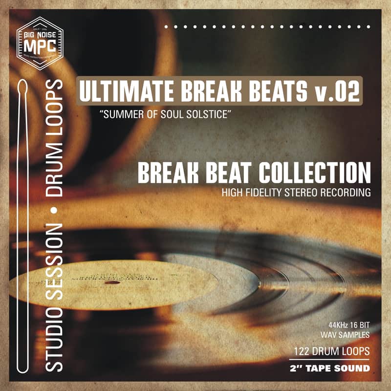 122 Fresh Drum Loops “Ultimate Break Beats” v.02 | USB Flash Drive image 1