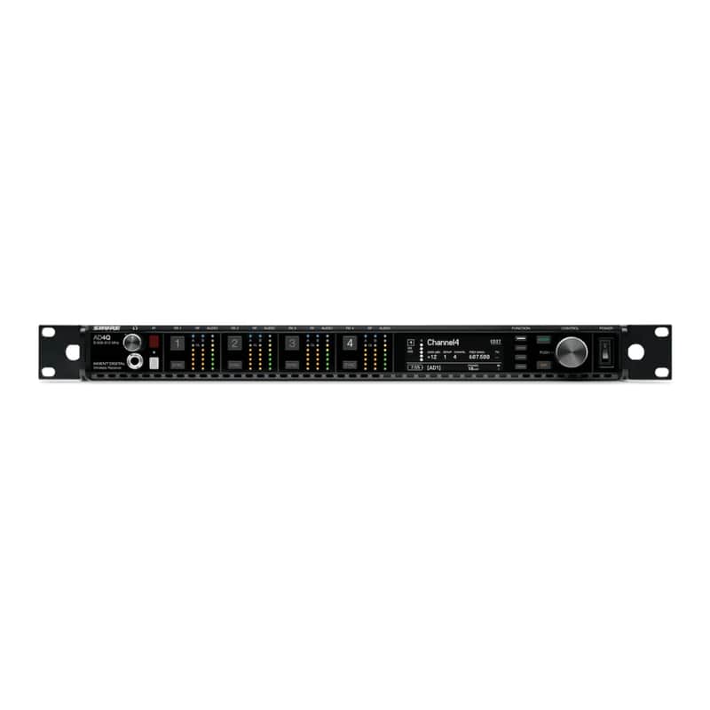 Shure AD4Q-DC=-A AD Quad CH DC Rx L/PTS 470-636 MHz image 1