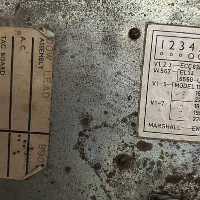 Marshall JMP Super Lead MKII 100W head 1977 image 7