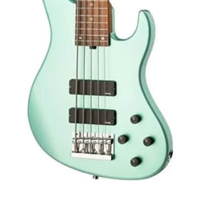 Sadowsky MetroExpress 24-Fret Modern Bass, Morado Fingerboard, 5-String - Solid Sage Green Metallic High Polish image 8
